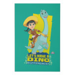 Min &amp; Clover | Making a Dino Difference Faux Canvas Print