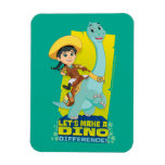 Min &amp; Clover | Making a Dino Difference Magnet