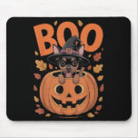 Min N Costume On Pumpkin Halloween Miniature Nsche Mouse Pad