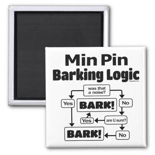 Min Pin Barking Logic Magnet