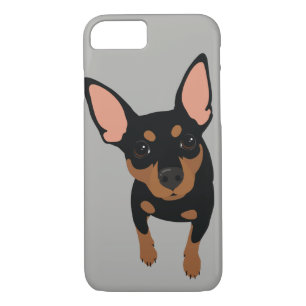 Min Pin (Black) Smartphone 7 Plus Phone Case