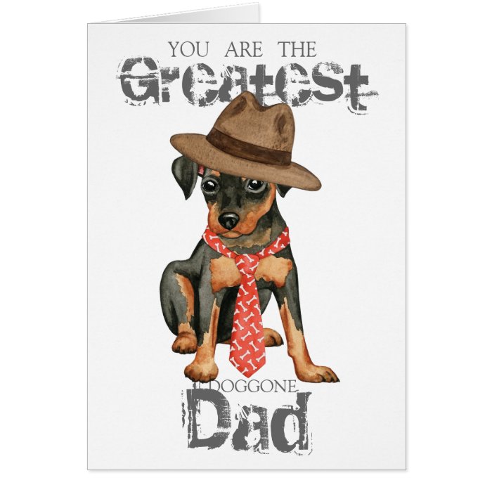 Min Pin Dad Card