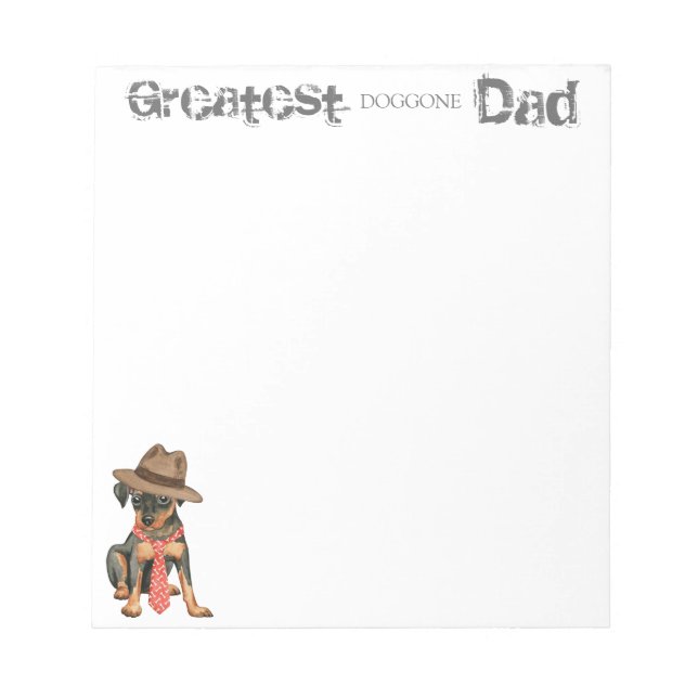 Min Pin Dad Notepad (Front)