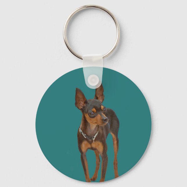 Min Pin Keychain (Front)