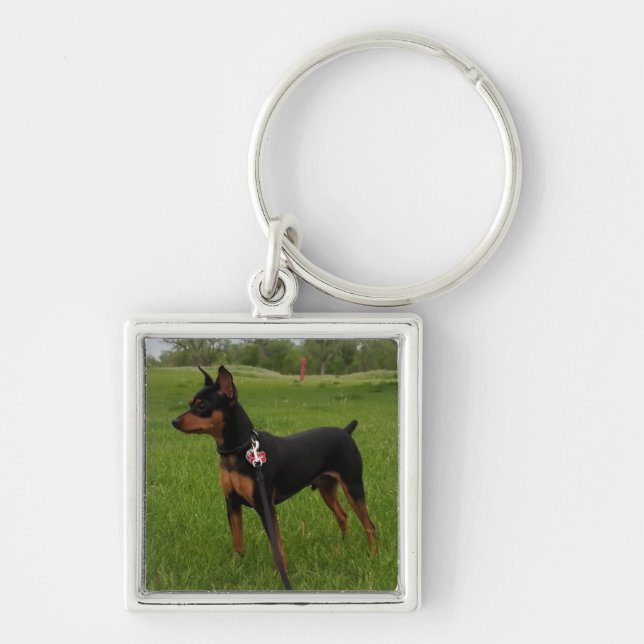 Min Pin Keychain (Front)