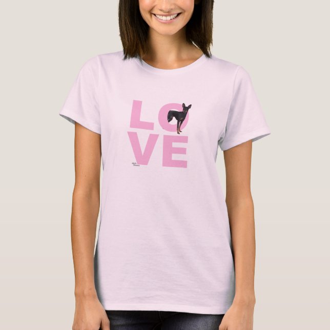 Min Pin Love T-Shirt (Front)