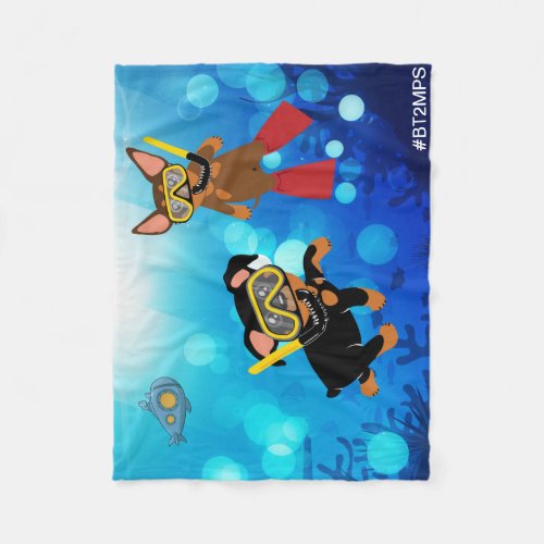 Min Pin Scuba Diving Under the Sea Blanket