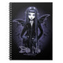 "Mina" Gothic Blue Bite Me Vampire Fae Notebook