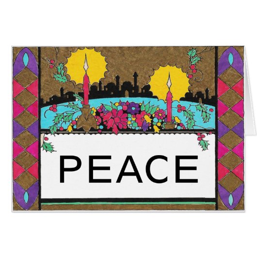 Minarets & Candles & Holly, Etc. (Front Horizontal)