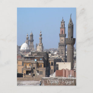 Minarets of Cairo, Old City / Egypt Postcard