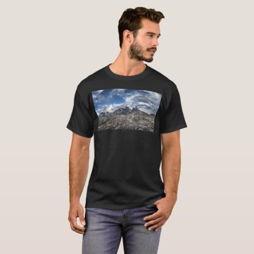 Minarets Panorama above Nydiver Lakes _ Sierra T_Shirt