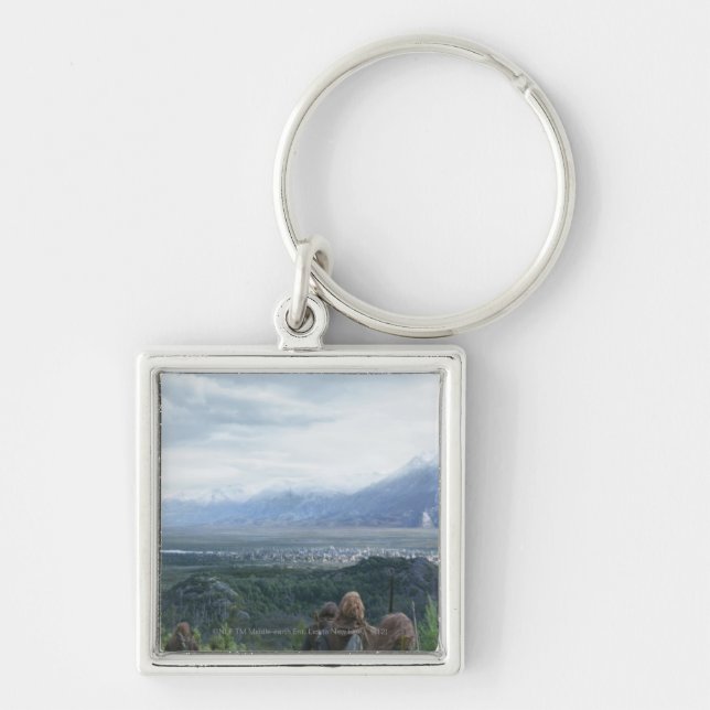 Minas Tirith in View Keychain (Front)