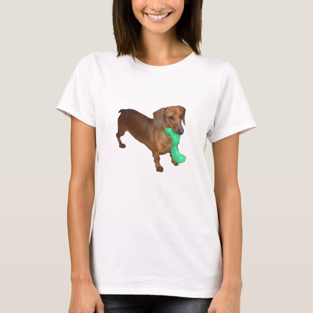 Minature Dachshund T-Shirt (Front)