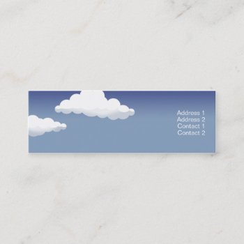 Minature Landscape - Skinny Mini Business Card by ZazzleProfileCards at Zazzle