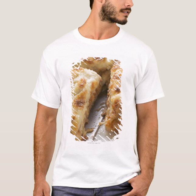Mince lasagne, a portion cut T-Shirt (Front)