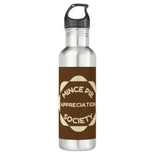 Mince Pie Appreciation Society Stainless Steel Water Bottle