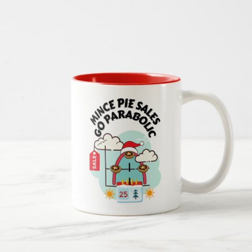 Mince Pie Sales Go Parabolic Two_Tone Coffee Mug