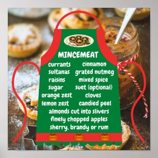 Mincemeat Ingredients Apron