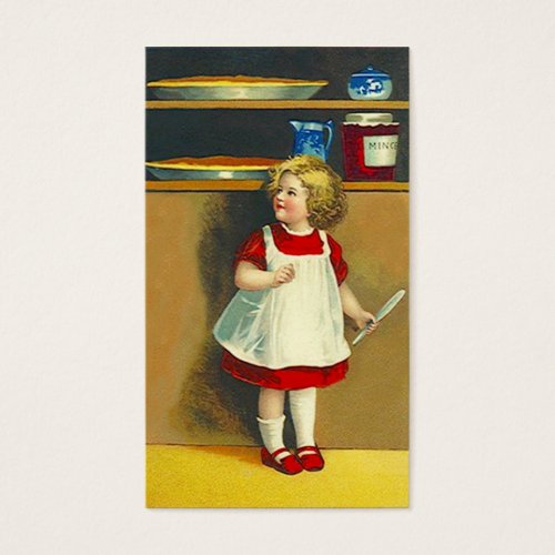 MINCEMEAT PIE BASKET GIFT TAG CARD MINCE PIE BUSINESS CARD TEMPLATE