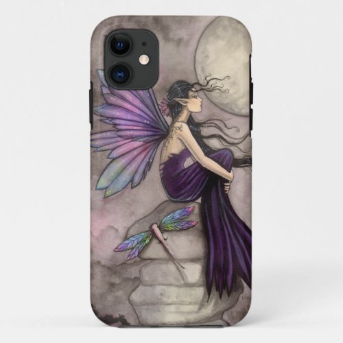 Mind Adrift Fairy and Dragonfly Fantasy Art iPhone 11 Case