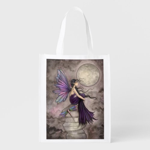 Mind Adrift Fairy Fantasy Art Reusable Grocery Bag