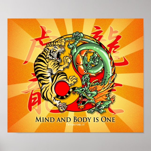 Mind and Body is One Poster (Front)