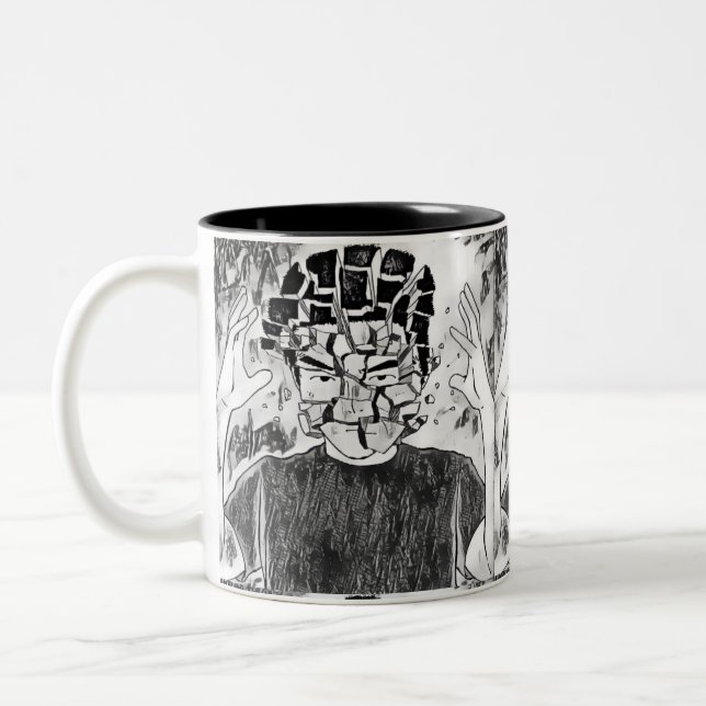 Mind Blowing Two-Tone Coffee Mug (Left)
