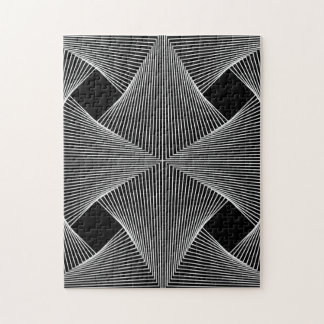 Mind-blowing vector optical illusion graphic jigsaw puzzle