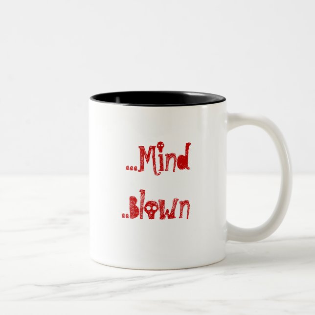 Mind Blown Two-Tone Coffee Mug (Right)