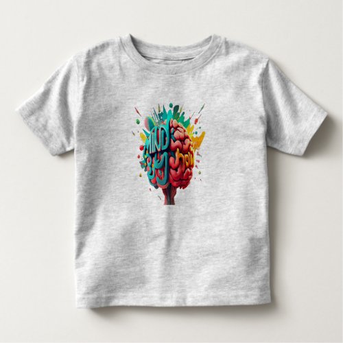  Mind  Blown with a stylized exploding brain Toddler T_shirt