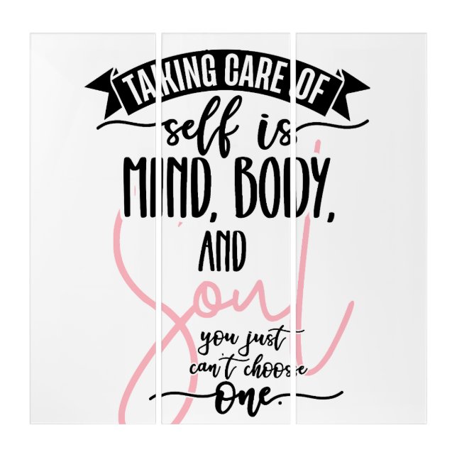 Mind, Body and Soul  Triptych (Front)