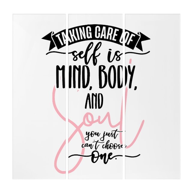 Mind, Body and Soul  Triptych (Front)