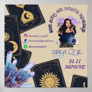 MIND BODY AND SOULFUL READING Poster