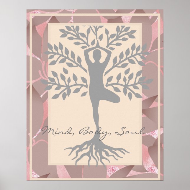 Mind Body Soul Meditation Poster (Front)