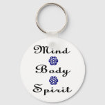 Mind Body Spirit Key Chain at Zazzle