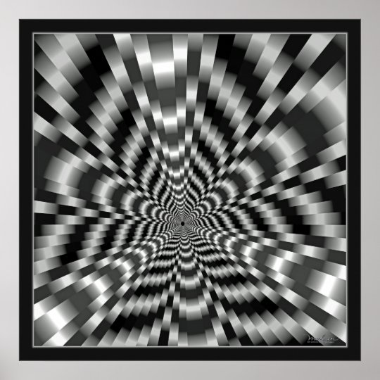 Mind Boggling Tunnel Optical Illusion Poster 3481