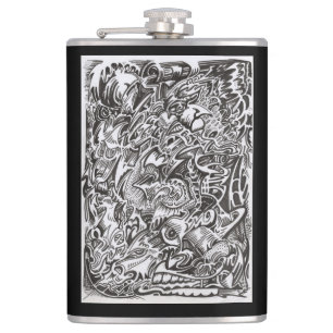 Mind Cascade drawing Flask