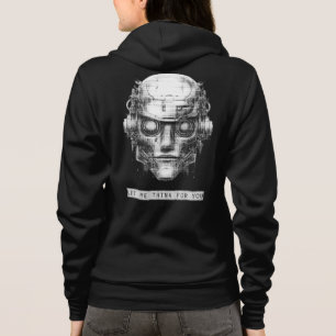 Mind Control Cyberpunk Robot Front & Back Hoodie