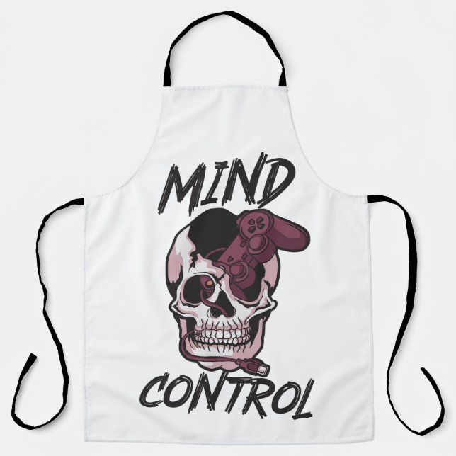 Mind control gaming design apron (Front)