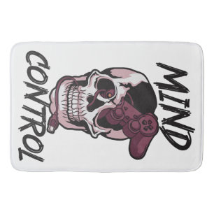 Mind control gaming design bath mat