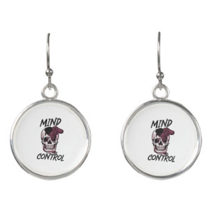 Mind control gaming design earrings
