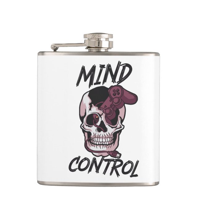 Mind control gaming design flask (Front)