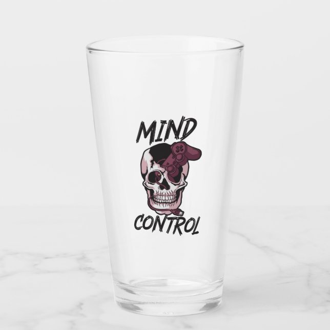 Mind control gaming design glass (Front)