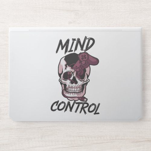 Mind control gaming design HP laptop skin