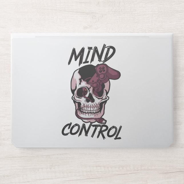 Mind control gaming design HP laptop skin (Front)