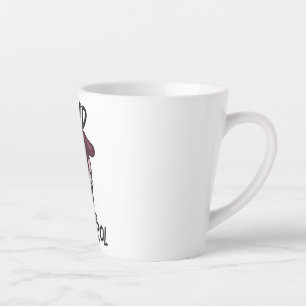 Mind control gaming design latte mug