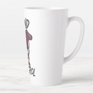 Mind control gaming design latte mug