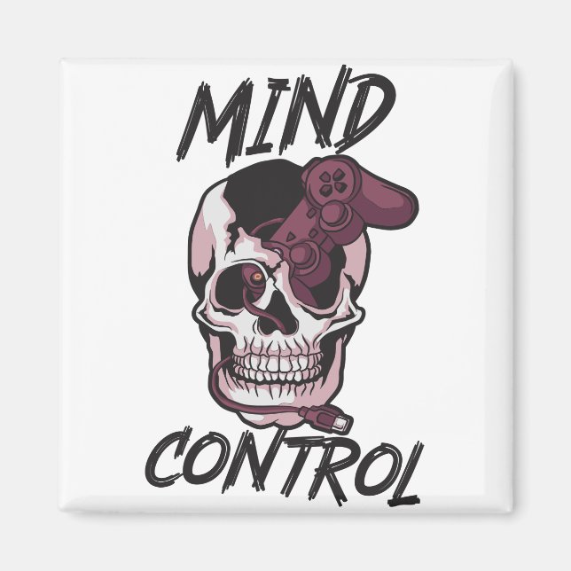 Mind control gaming design magnet (Front)