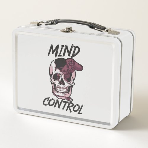 Mind control gaming design metal lunch box