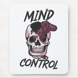 Mind control gaming design mouse pad